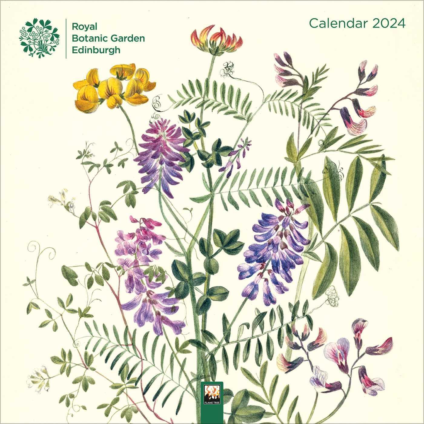Cover: 9781804174340 | Royal Botanic Garden Edinburgh Wall Calendar 2024 (Art Calendar)