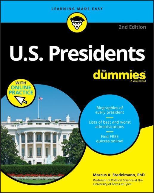 Cover: 9781119654537 | U.S. Presidents For Dummies with Online Practice | Stadelmann | Buch