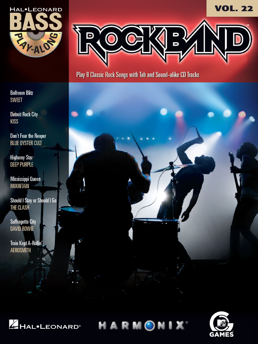 Cover: 884088245429 | Rock Band | Bass Play-Along Volume 22 | Bass Play-Along | Buch + CD