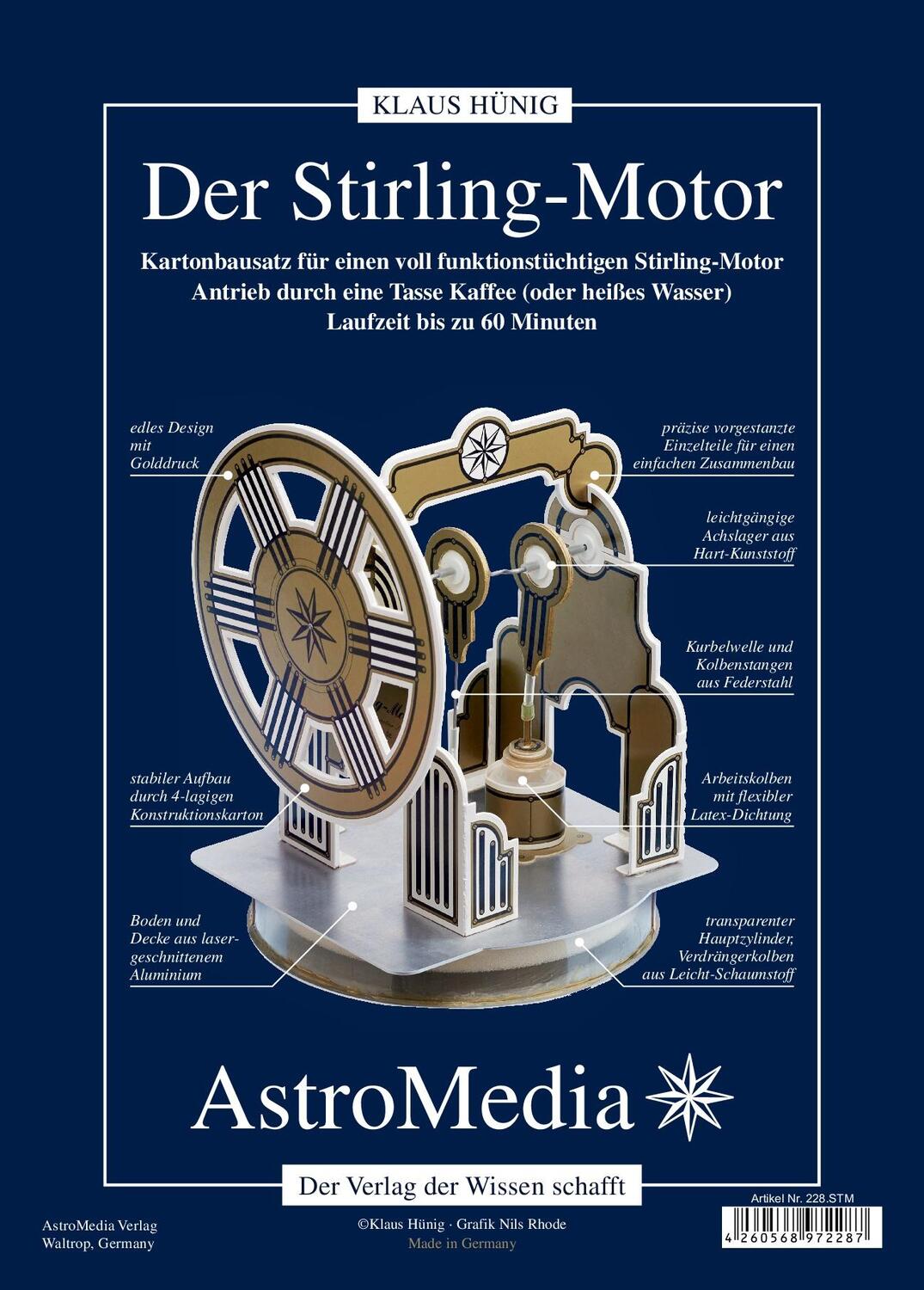 Cover: 4260568972287 | Der Stirling-Motor | Klaus Hünig | Stück | Deutsch | 2020