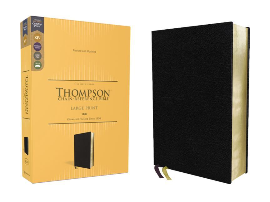 Cover: 9780310459163 | KJV, Thompson Chain-Reference Bible, Large Print, European Bonded...