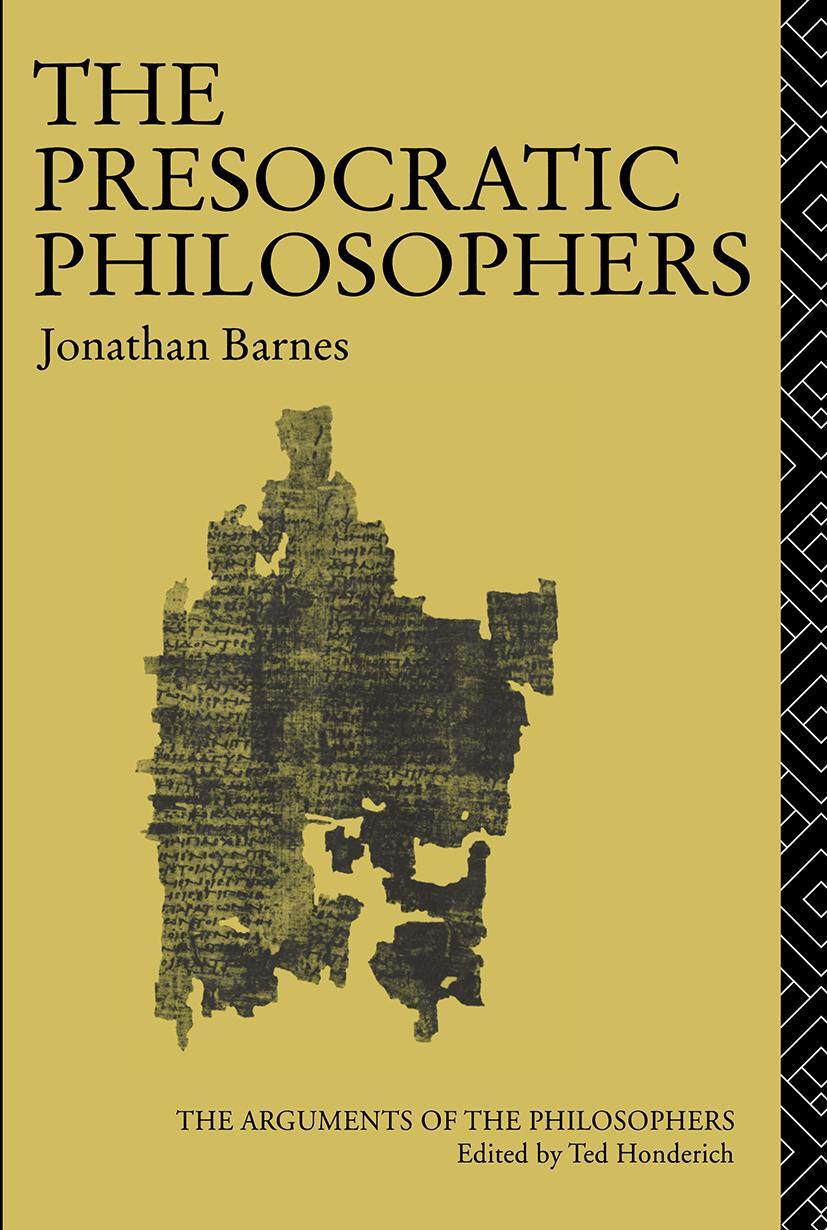 Cover: 9780415050791 | The Presocratic Philosophers | Jonathan Barnes | Taschenbuch | 1982