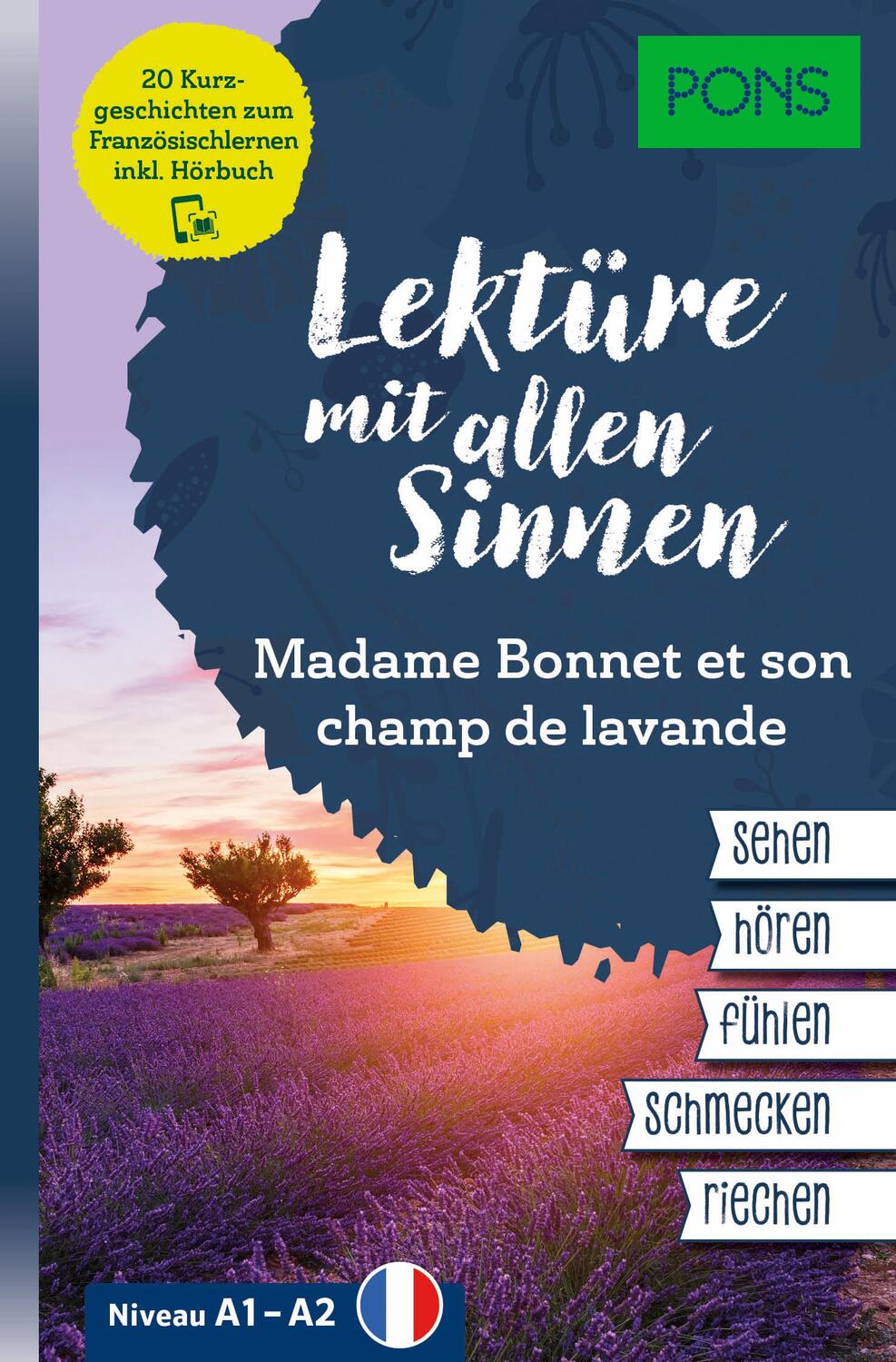 Cover: 9783125660748 | PONS Lektüre mit allen Sinnen: Madame Bonnet et son champ de lavande