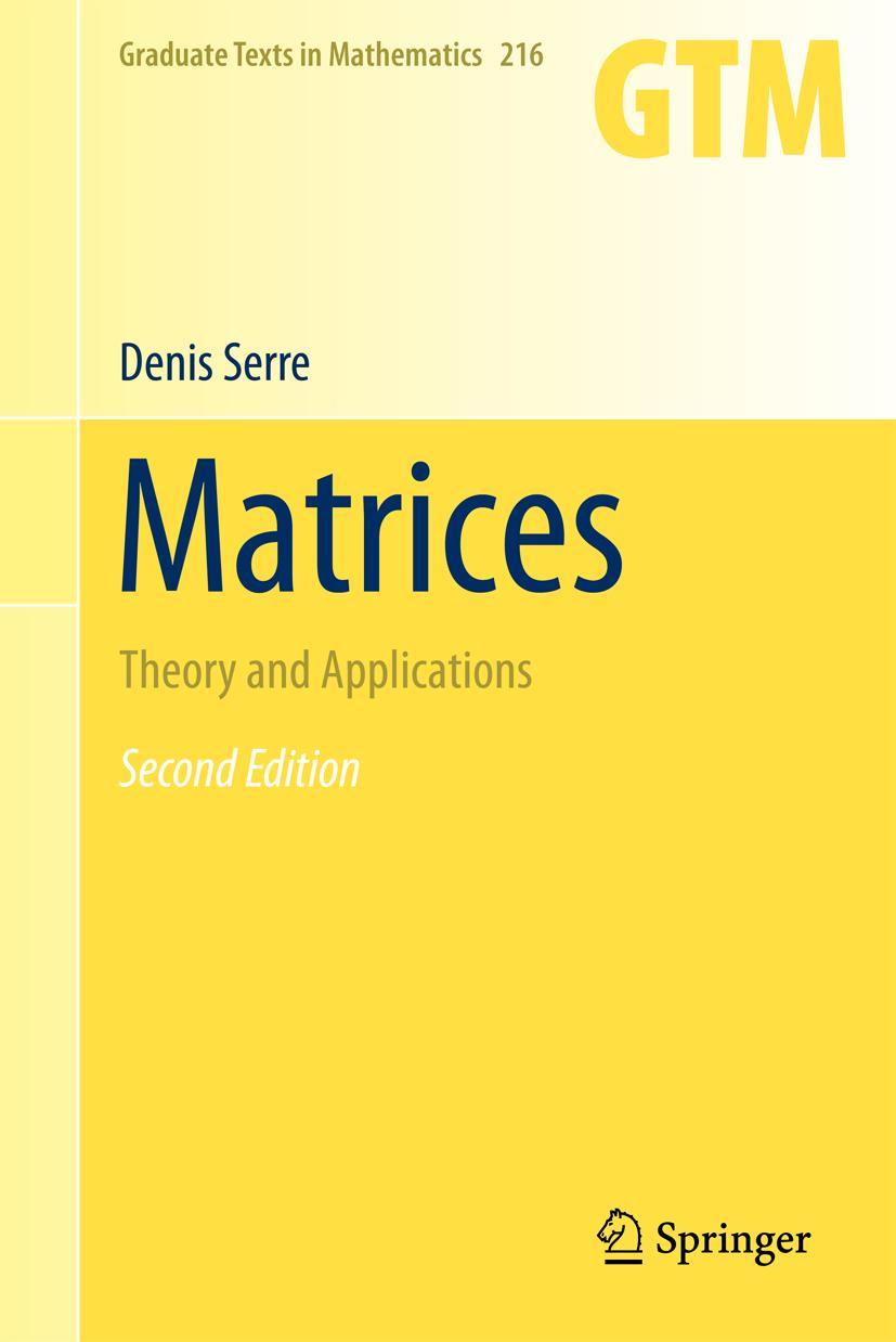 Cover: 9781461427230 | Matrices | Theory and Applications | Denis Serre | Taschenbuch | xiv