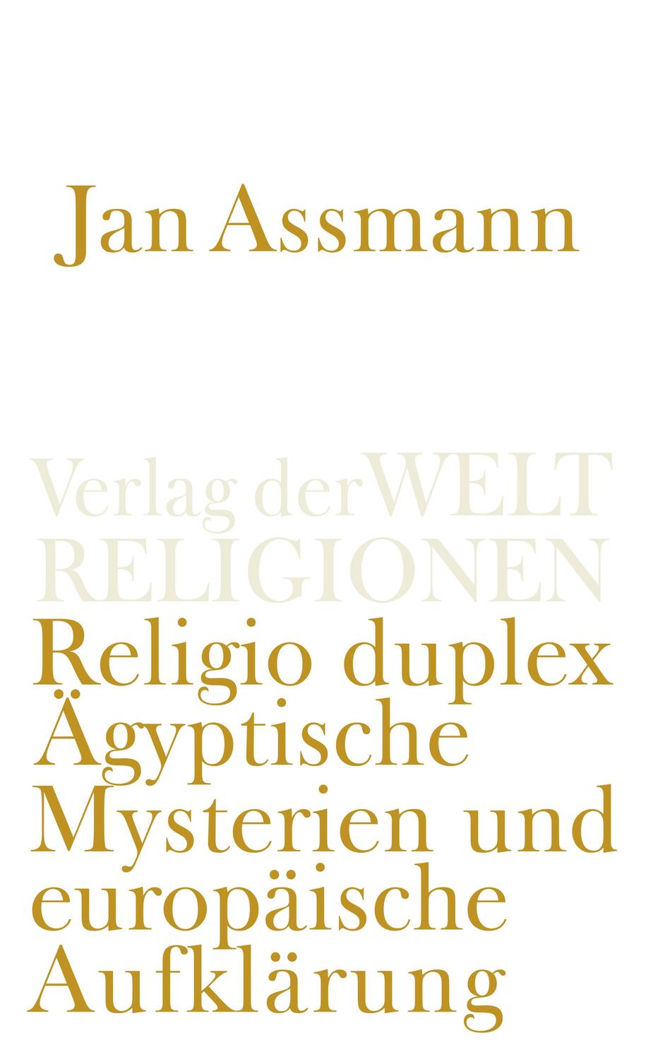 Cover: 9783458240518 | Religio duplex | Ägyptische Mysterien und europäische Aufklärung