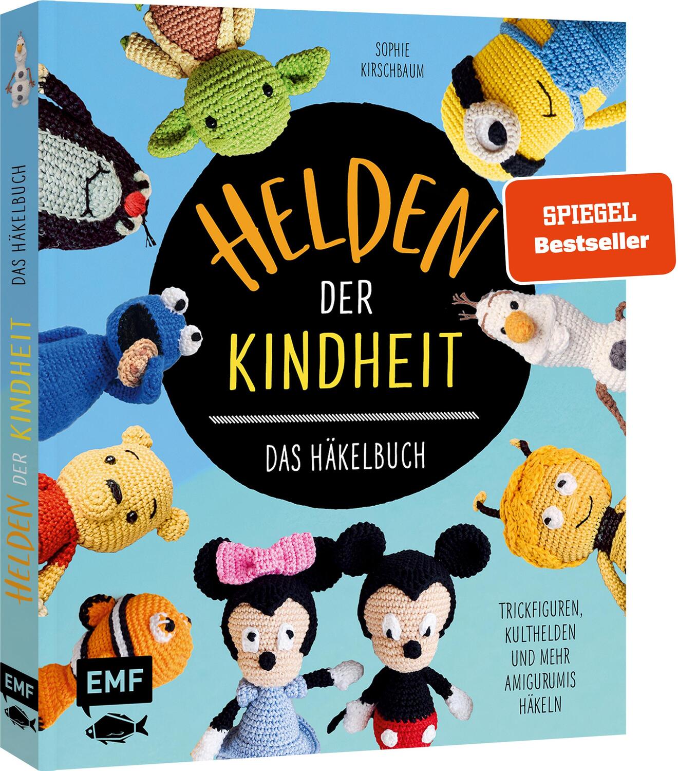 Cover: 9783960935919 | Helden der Kindheit - Das Häkelbuch - Trickfiguren, Kulthelden und...