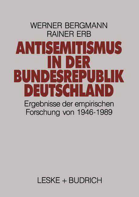 Cover: 9783810008657 | Antisemitismus in der Bundesrepublik Deutschland | Rainer Erb (u. a.)