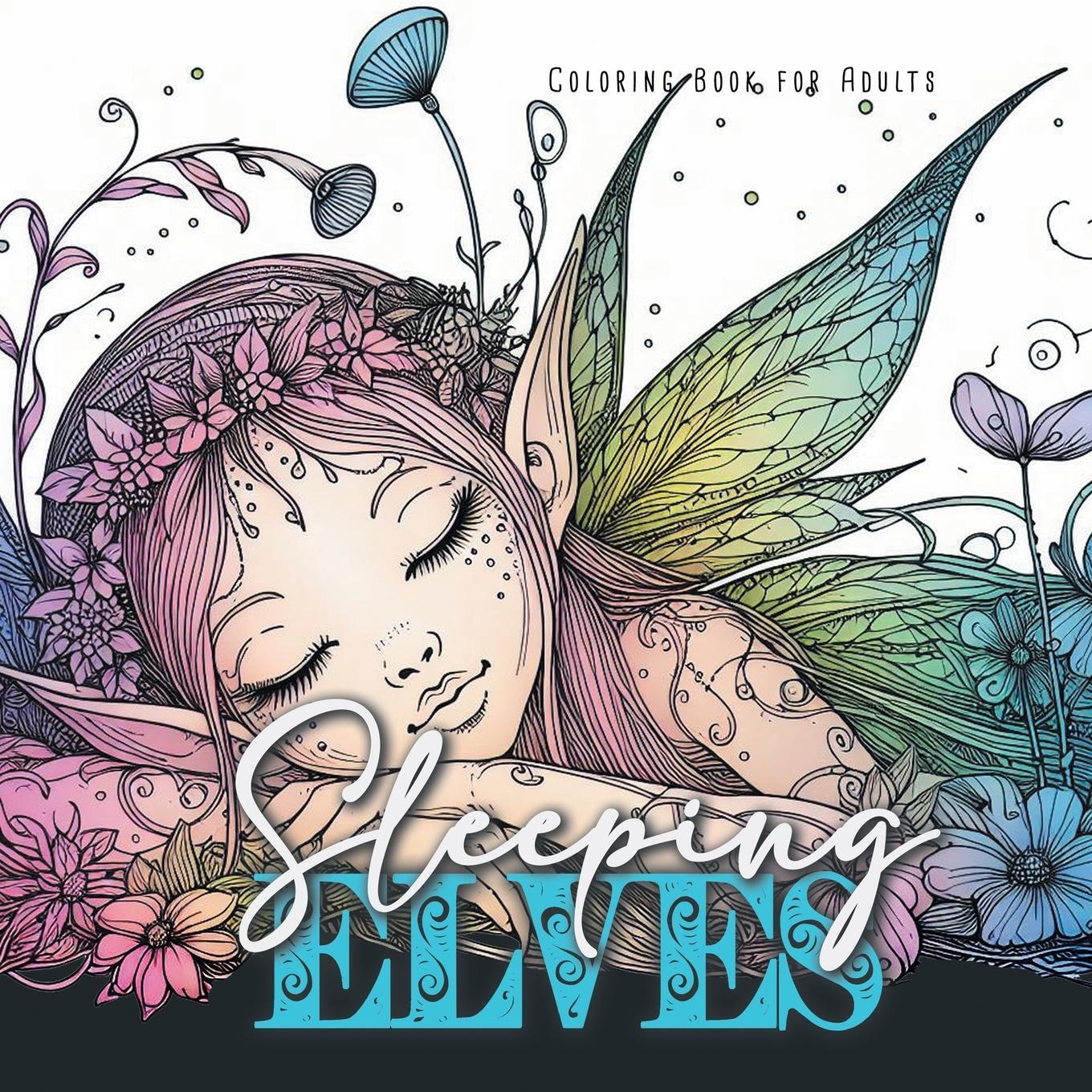 Cover: 9783758469688 | Sleeping Elves Coloring Book for Adults | Monsoon Publishing | Buch