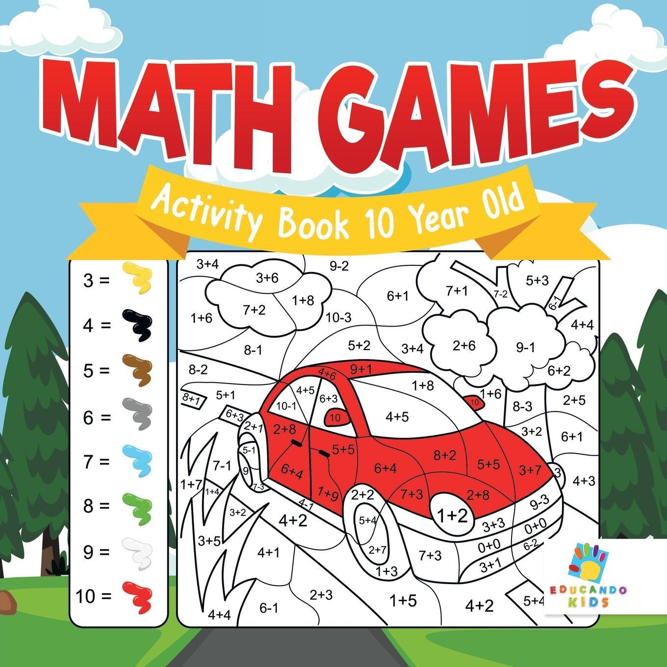 Cover: 9781645217282 | Math Games Activity Book 10 Year Old | Educando Kids | Taschenbuch