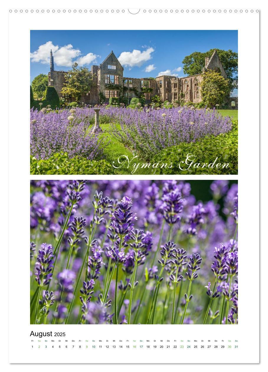 Bild: 9783457033296 | Gartenparadiese in England (Wandkalender 2025 DIN A2 hoch),...