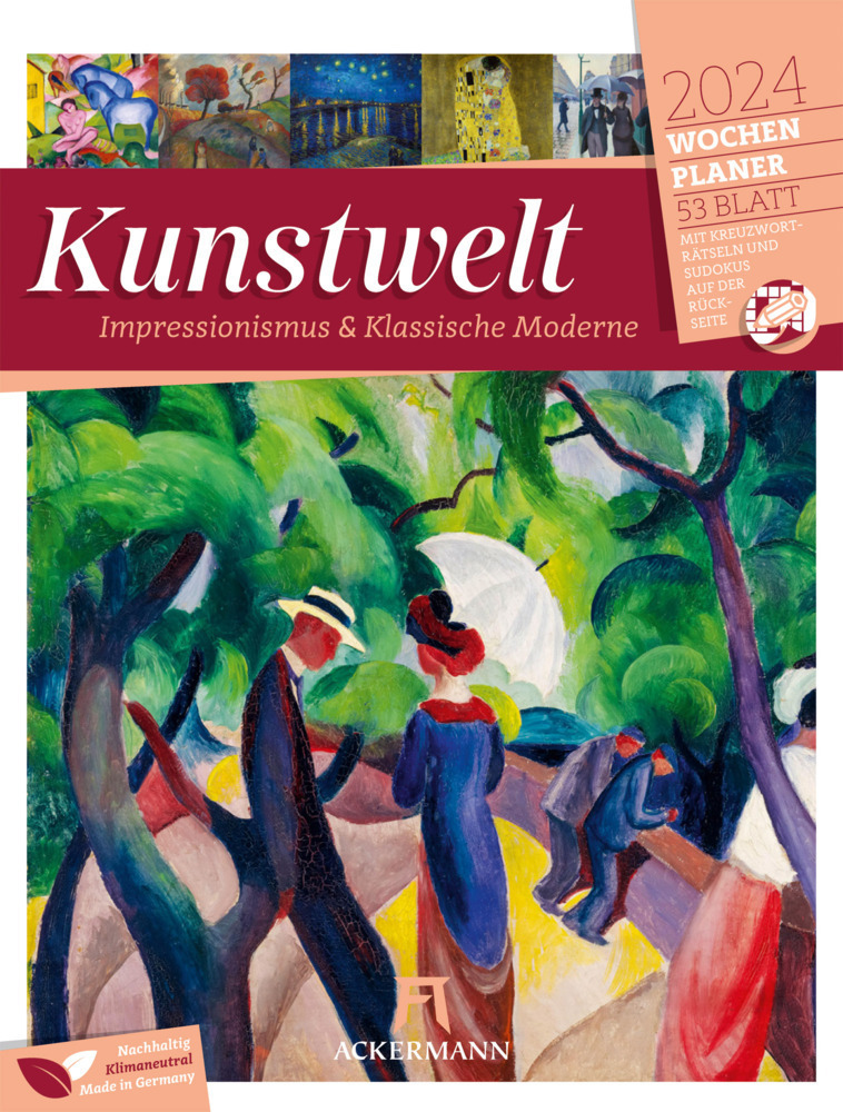 Cover: 9783838424927 | Kunstwelt - Impressionismus und Klassische Moderne - Wochenplaner...