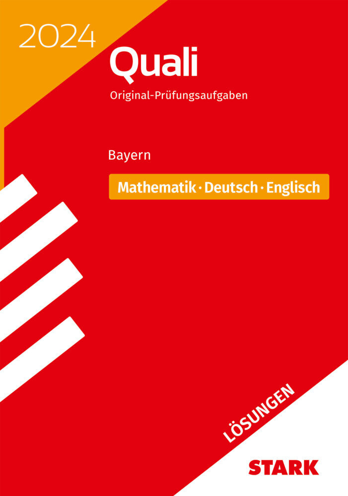 Cover: 9783849059026 | STARK Lösungen zu Original-Prüfungen Quali Mittelschule 2024 -...