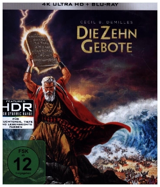 Cover: 5053083247386 | Die zehn Gebote 4K, 1 UHD-Blu-ray + 1 Blu-ray | Cecil B. DeMille