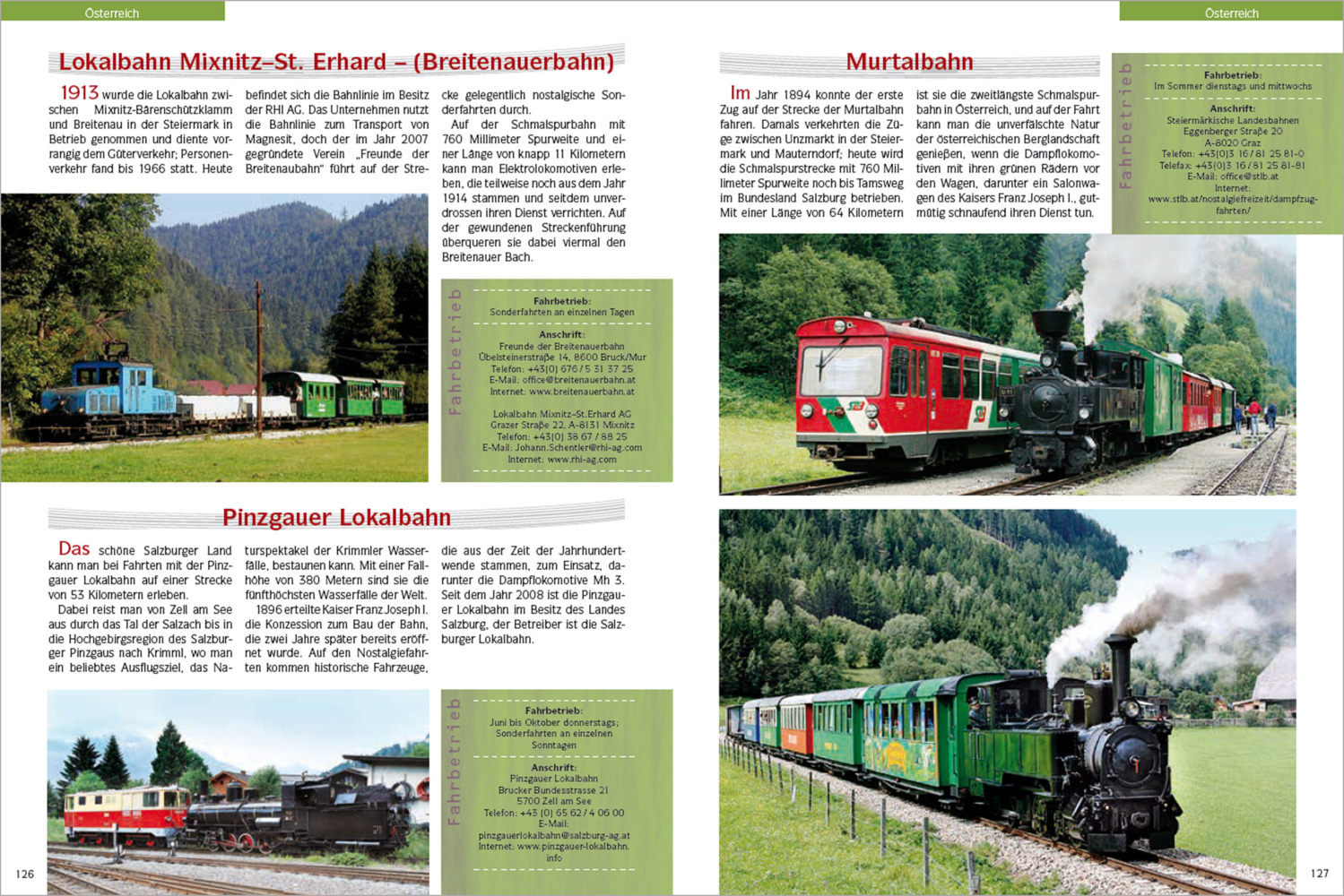 Bild: 9783809434788 | Museumsbahnen: 250 historische Eisenbahnstrecken in Deutschland,...