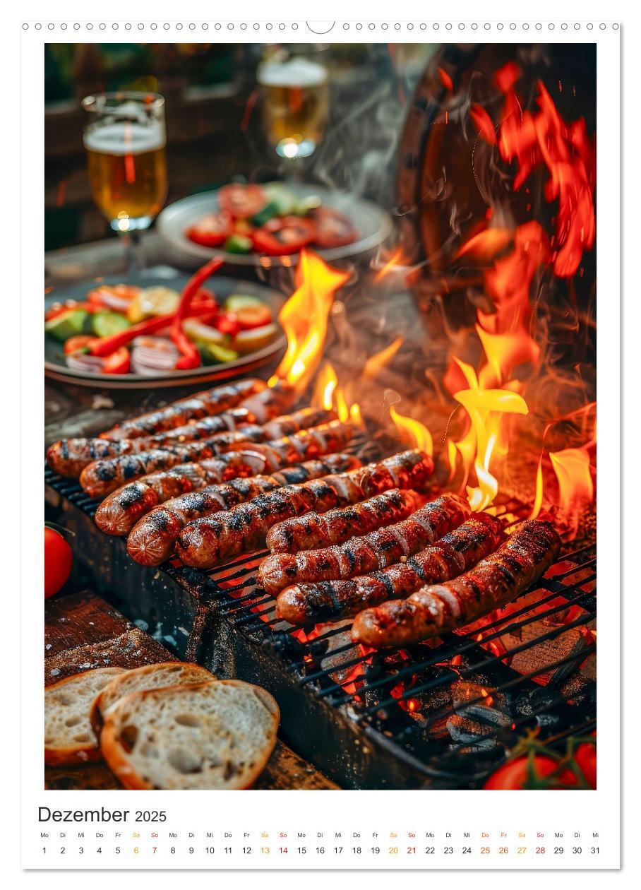 Bild: 9783457123126 | Food BBQ - Deftiges aus der Gourmet-Küche (Wandkalender 2025 DIN A2...