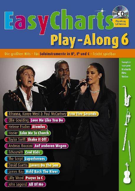 Cover: 9783795749439 | Easy Charts Play-Along | Broschüre | Music Factory | Englisch | 2015