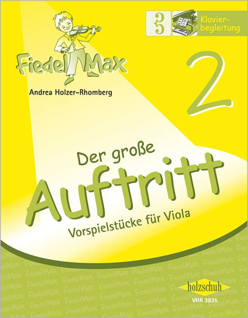 Cover: 4031659038355 | Fiedel-Max für Viola - Der große Auftritt, Klavierbegleitung. Bd.2