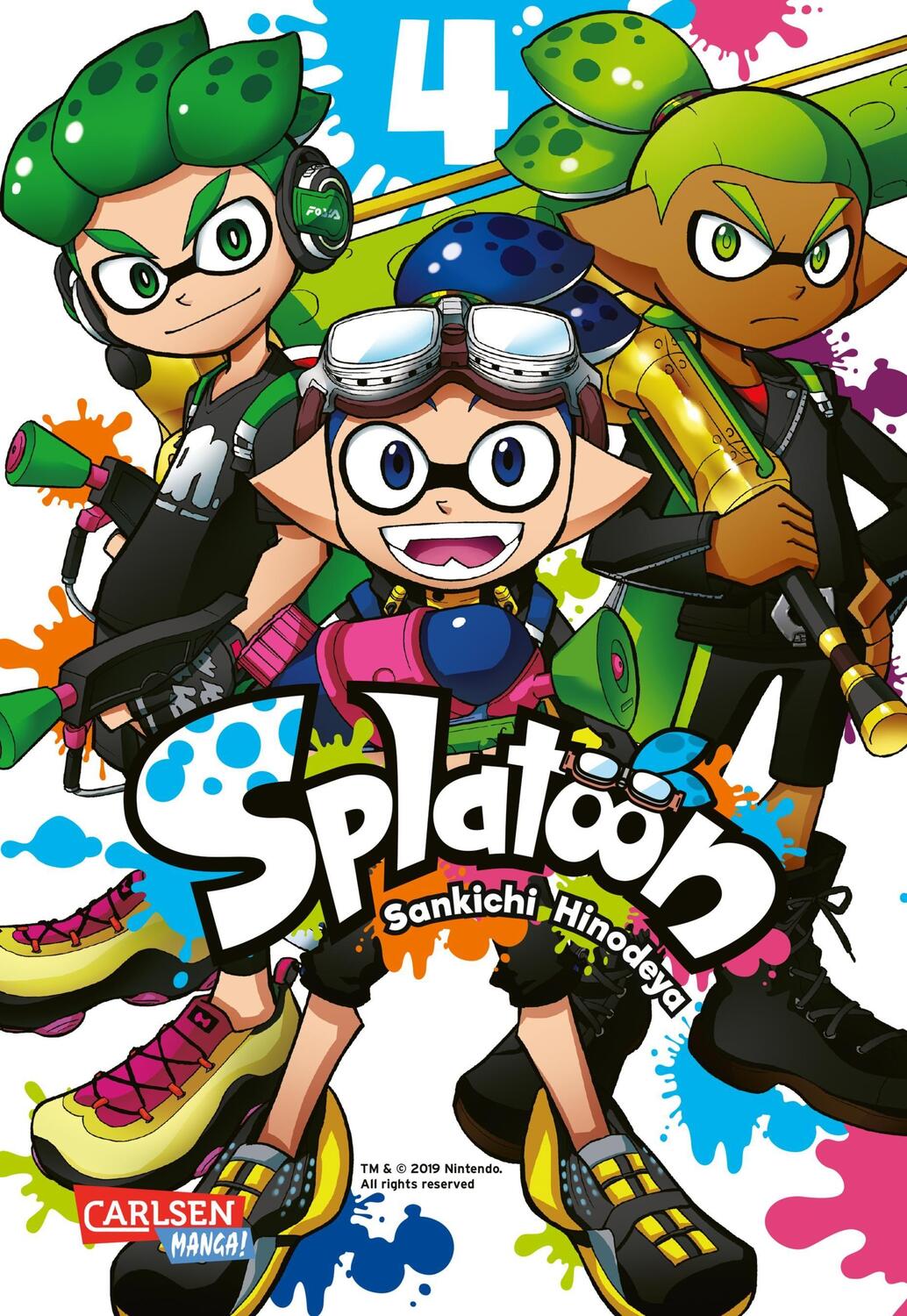 Cover: 9783551724502 | Splatoon 4 | Das Nintendo-Game als Manga! Ideal für Kinder und Gamer!