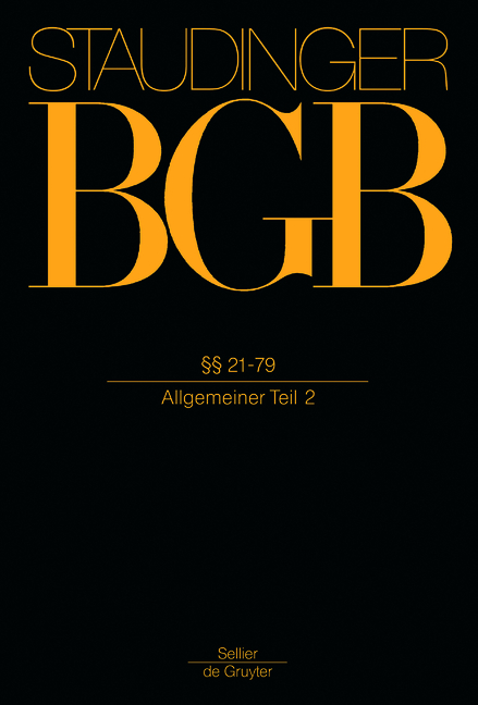 Cover: 9783805909983 | §§ 21-79 | Allgemeiner Teil 2 | Norbert Habermann (u. a.) | Buch