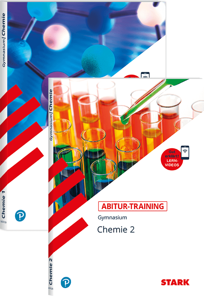 Cover: 9783849016289 | Chemie, 2 Bde. mit Lernvideos. Bd.1-2 | Gymnasium | Hünten (u. a.)