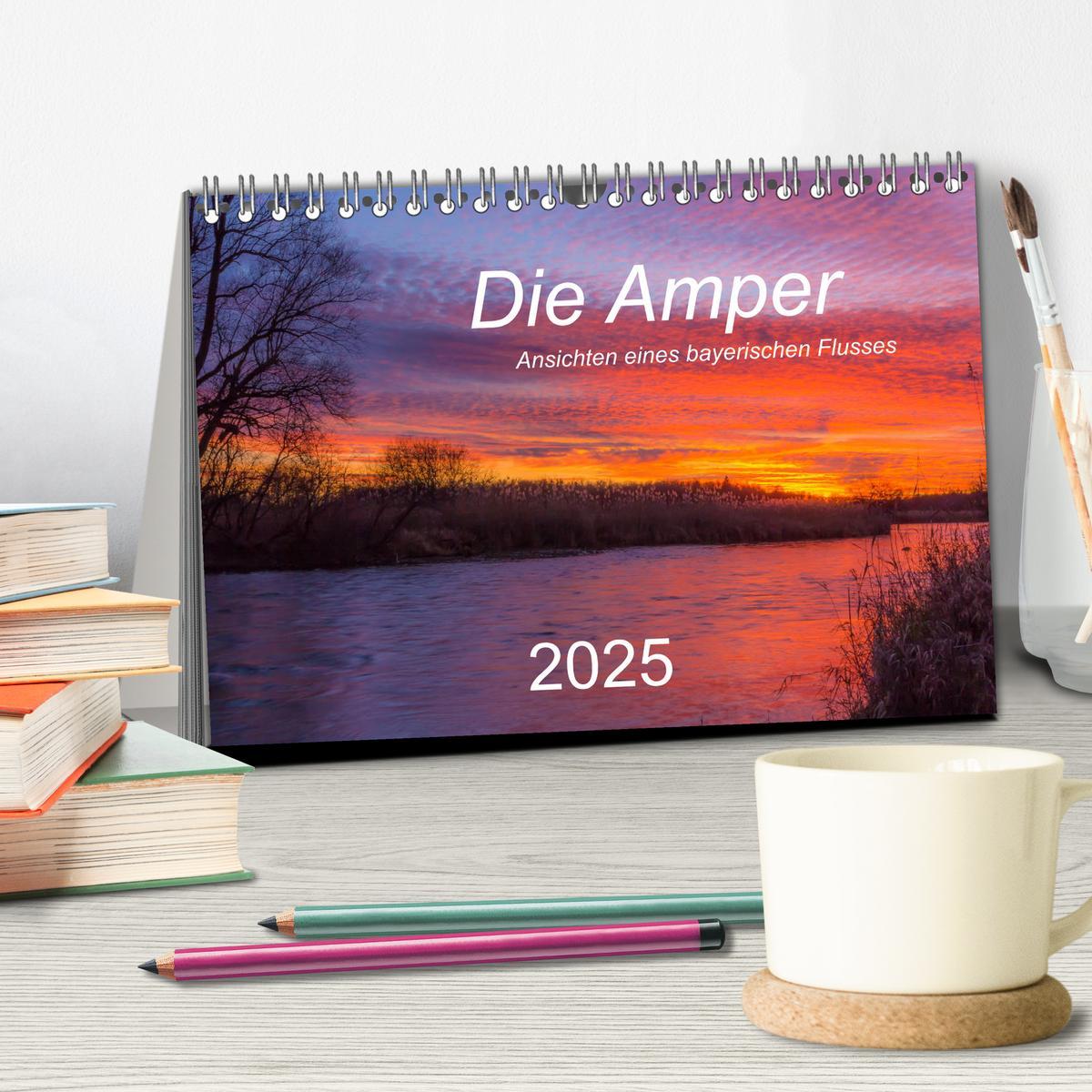 Bild: 9783435431304 | Die Amper - Ansichten eines bayerischen Flusses (Tischkalender 2025...