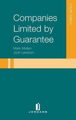 Cover: 9781846618383 | Companies Limited by Guarantee | Josh Lewison (u. a.) | Buch | 2014