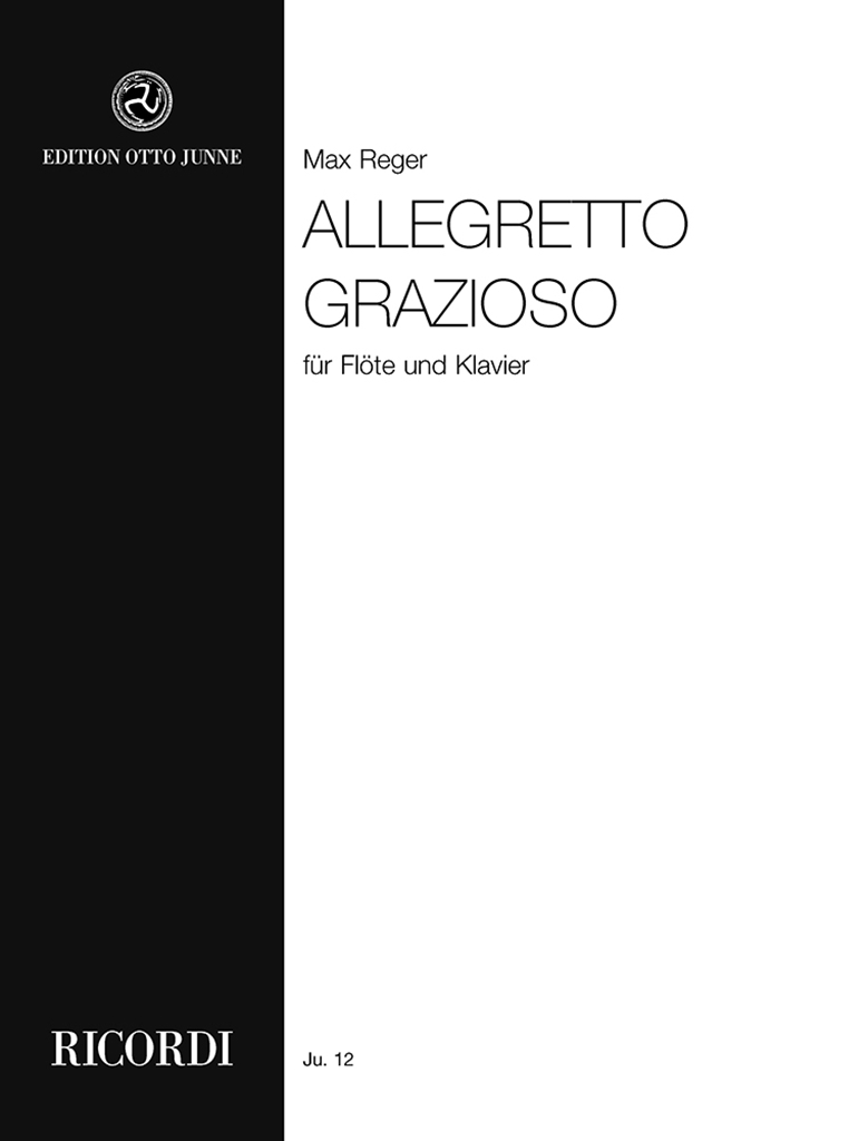 Cover: 9790204200122 | Allegretto Grazioso | Max Reger | Buch | Otto Junne Musikverlag