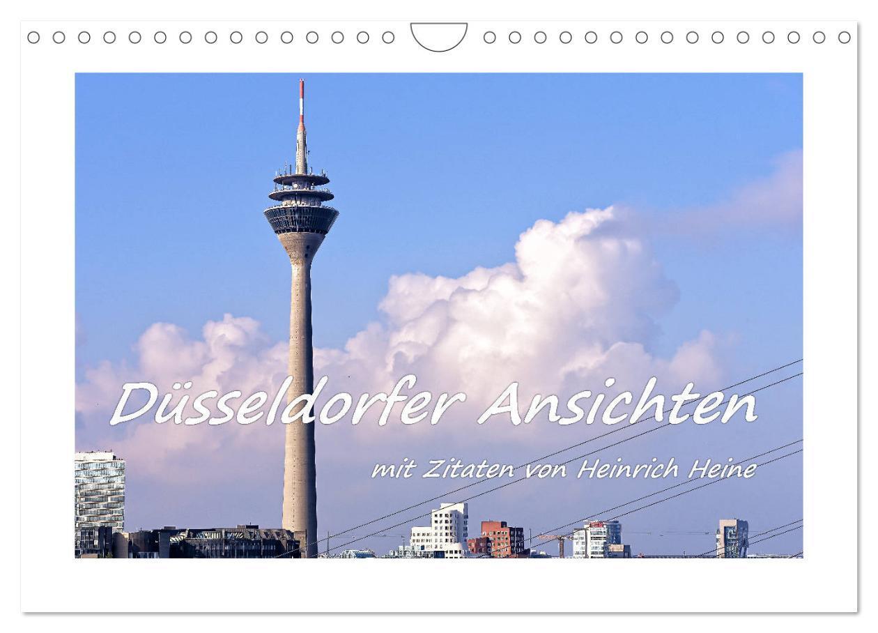 Cover: 9783383077258 | Düsseldorfer Ansichten mit Zitaten von Heinrich Heine (Wandkalender...