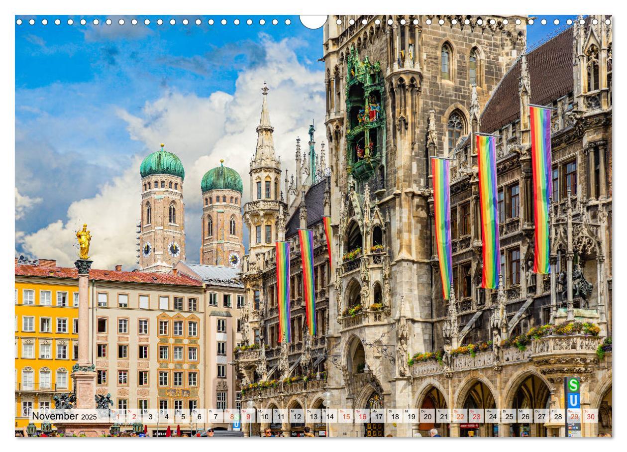 Bild: 9783435211555 | München Impressionen (Wandkalender 2025 DIN A3 quer), CALVENDO...