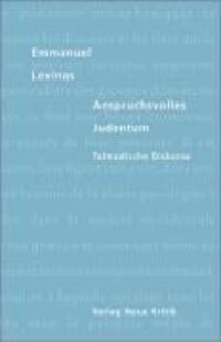 Cover: 9783801503789 | Anspruchsvolles Judentum | Talmudische Diskurse | Emmanuel Lévinas