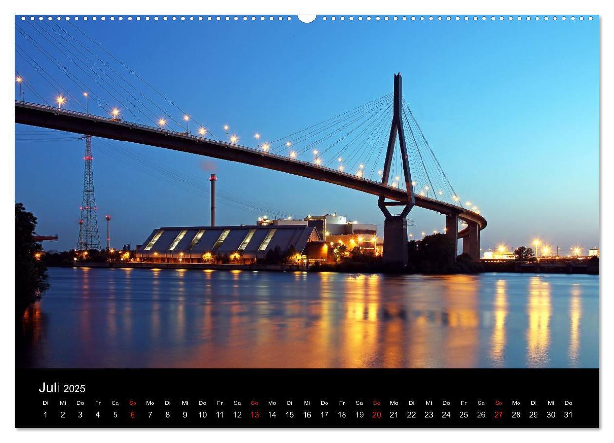 Bild: 9783435759255 | Hamburg (Wandkalender 2025 DIN A2 quer), CALVENDO Monatskalender