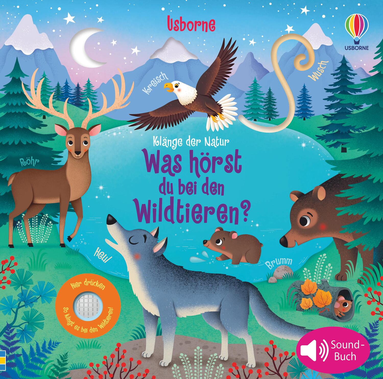 Cover: 9781789415735 | Klänge der Natur: Was hörst du bei den Wildtieren? | Soundbuch | Buch