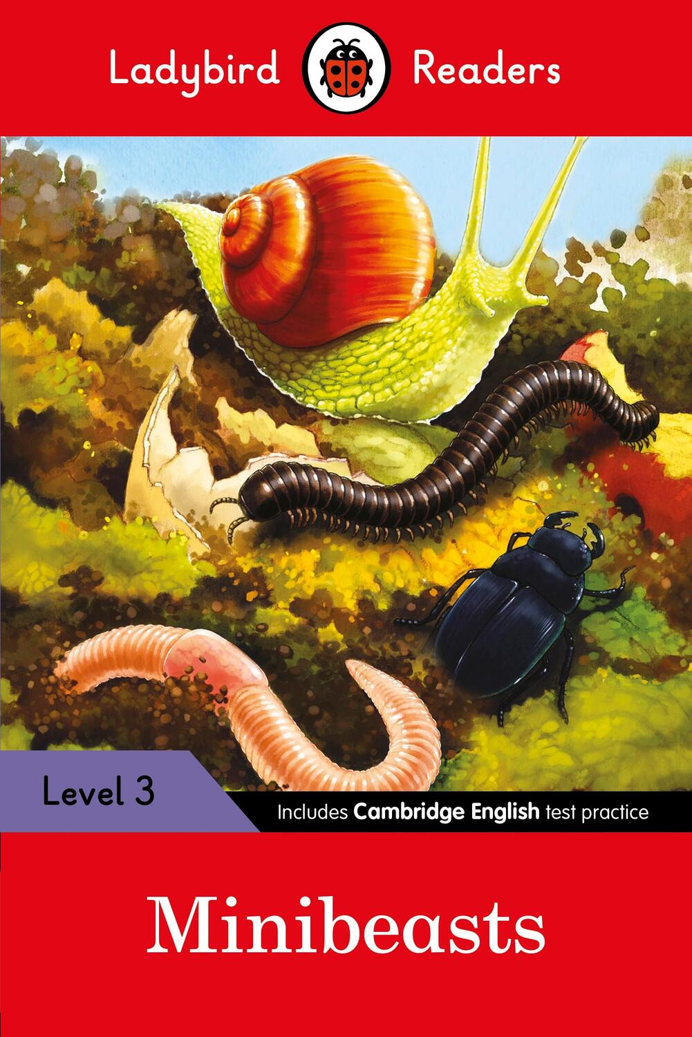 Cover: 9780241284049 | Ladybird Readers Level 3 - Minibeasts (ELT Graded Reader) | Ladybird