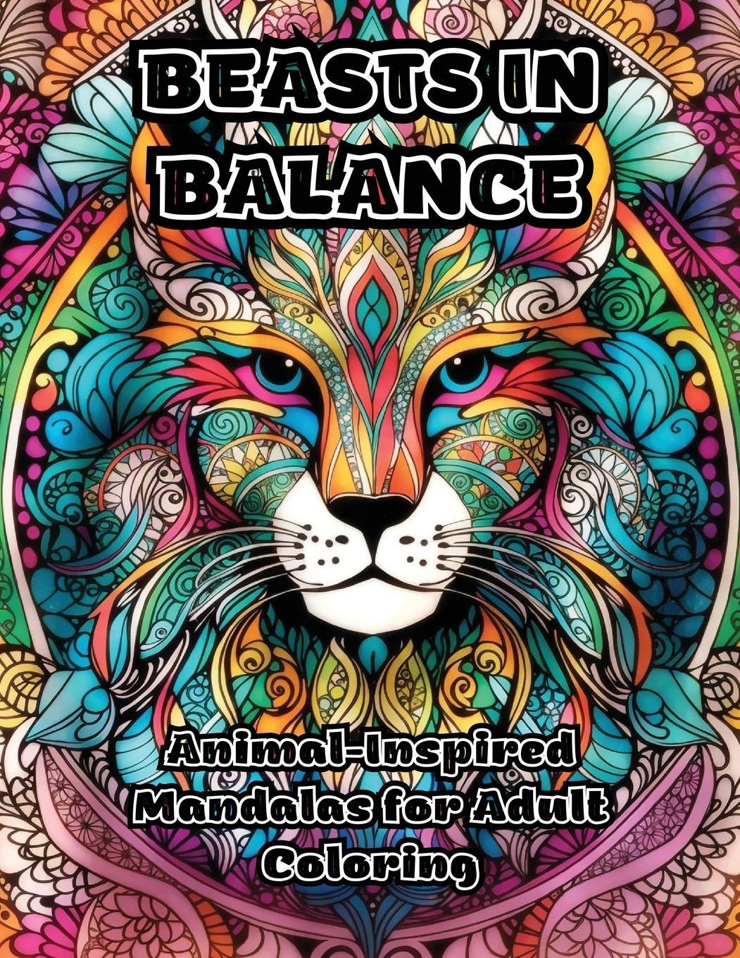 Cover: 9781088270530 | Beasts in Balance | Animal-Inspired Mandalas for Adult Coloring | Buch