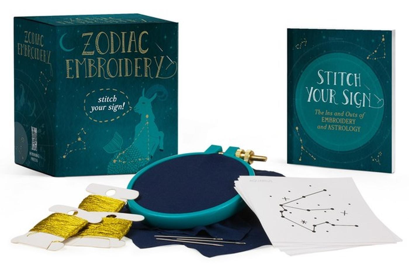 Cover: 9780762463923 | Zodiac Embroidery | Stitch Your Sign! | Anna Fleiss | Taschenbuch