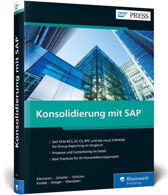 Cover: 9783836244312 | Konsolidierung mit SAP | Klempien | Buch | 629 S. | Deutsch | 2019