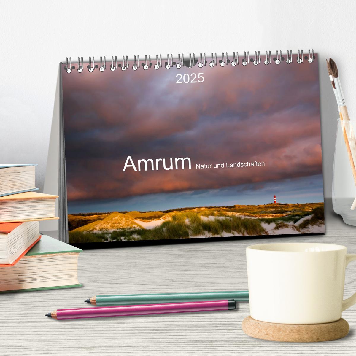 Bild: 9783435618019 | Amrum. Natur und Landschaften (Tischkalender 2025 DIN A5 quer),...