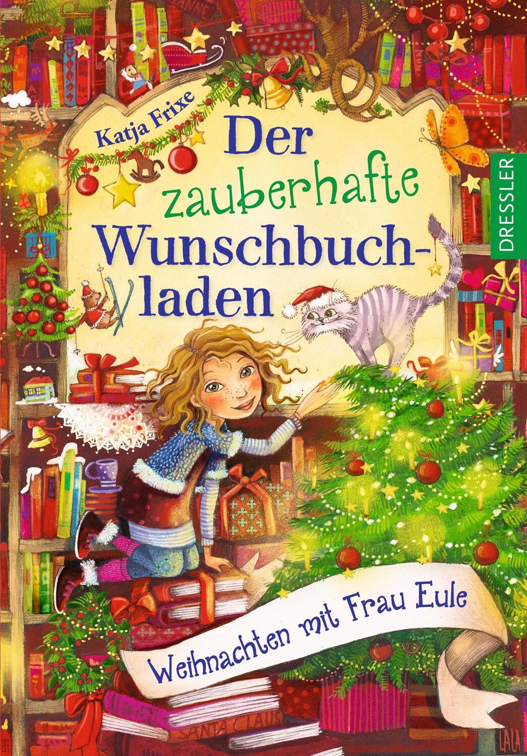Cover: 9783791500942 | Der zauberhafte Wunschbuchladen. Weihnachten mit Frau Eule | Frixe