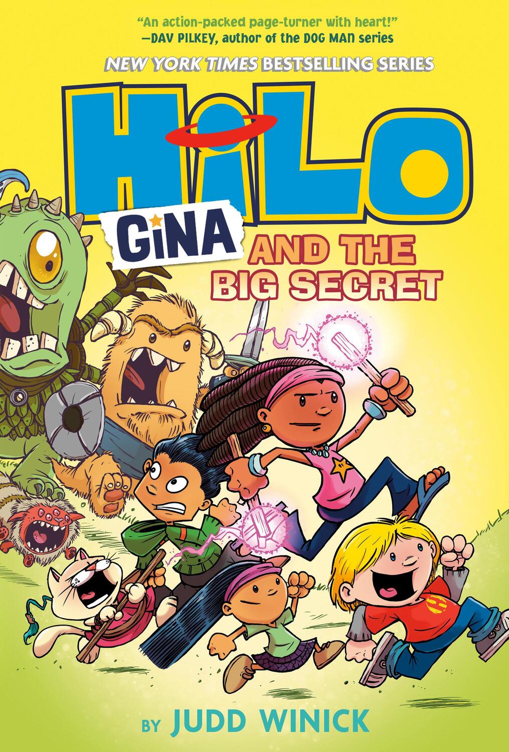 Cover: 9780593379660 | Hilo Book 8: Gina and the Big Secret | (A Graphic Novel) | Judd Winick