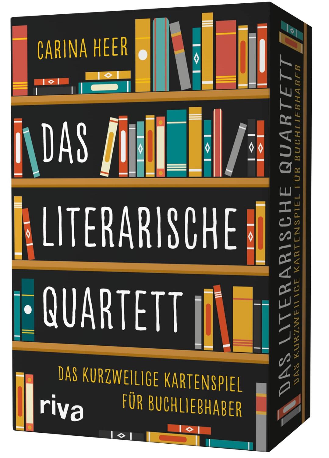 Cover: 9783742312662 | Das literarische Quartett | Carina Heer | Spiel | Schachtel | Deutsch