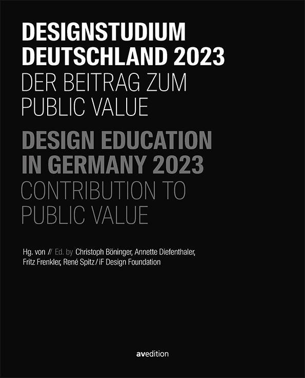 Cover: 9783899863925 | Designstudium Deutschland 2023 | Der Beitrag zum Public Value | Buch