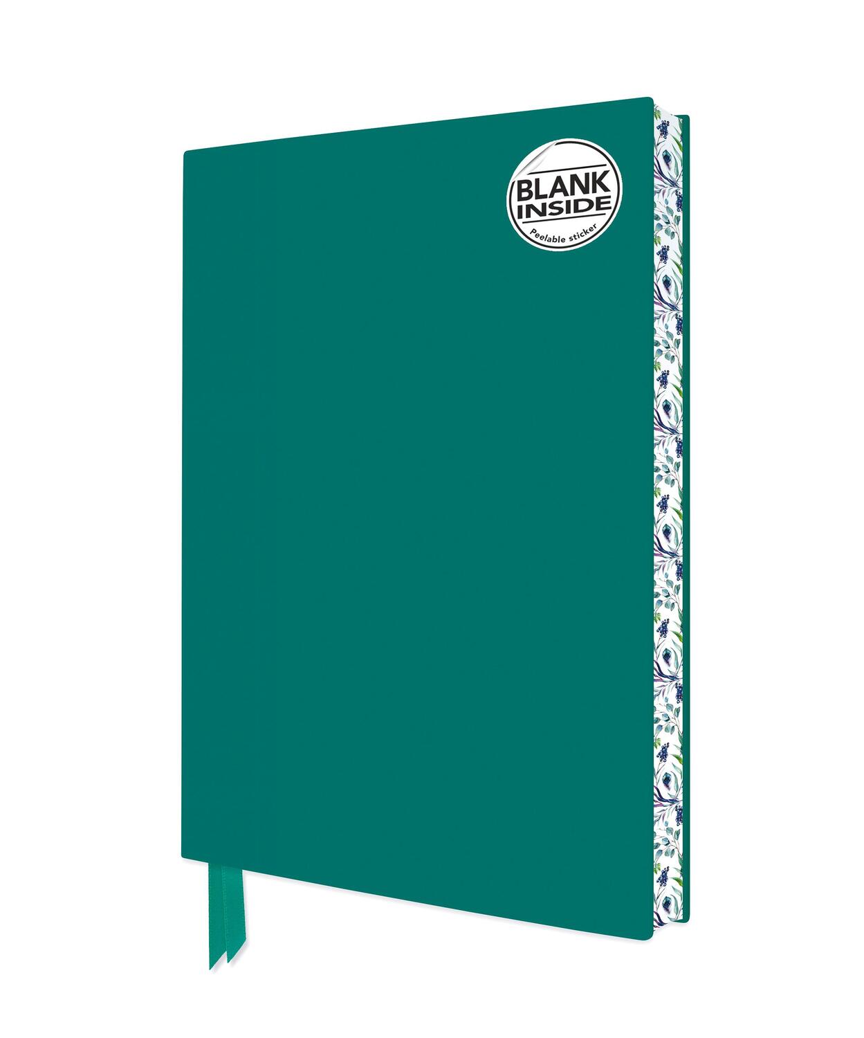 Cover: 9781804176993 | Teal Blank Artisan Notebook (Flame Tree Journals) | Taschenbuch | 2023