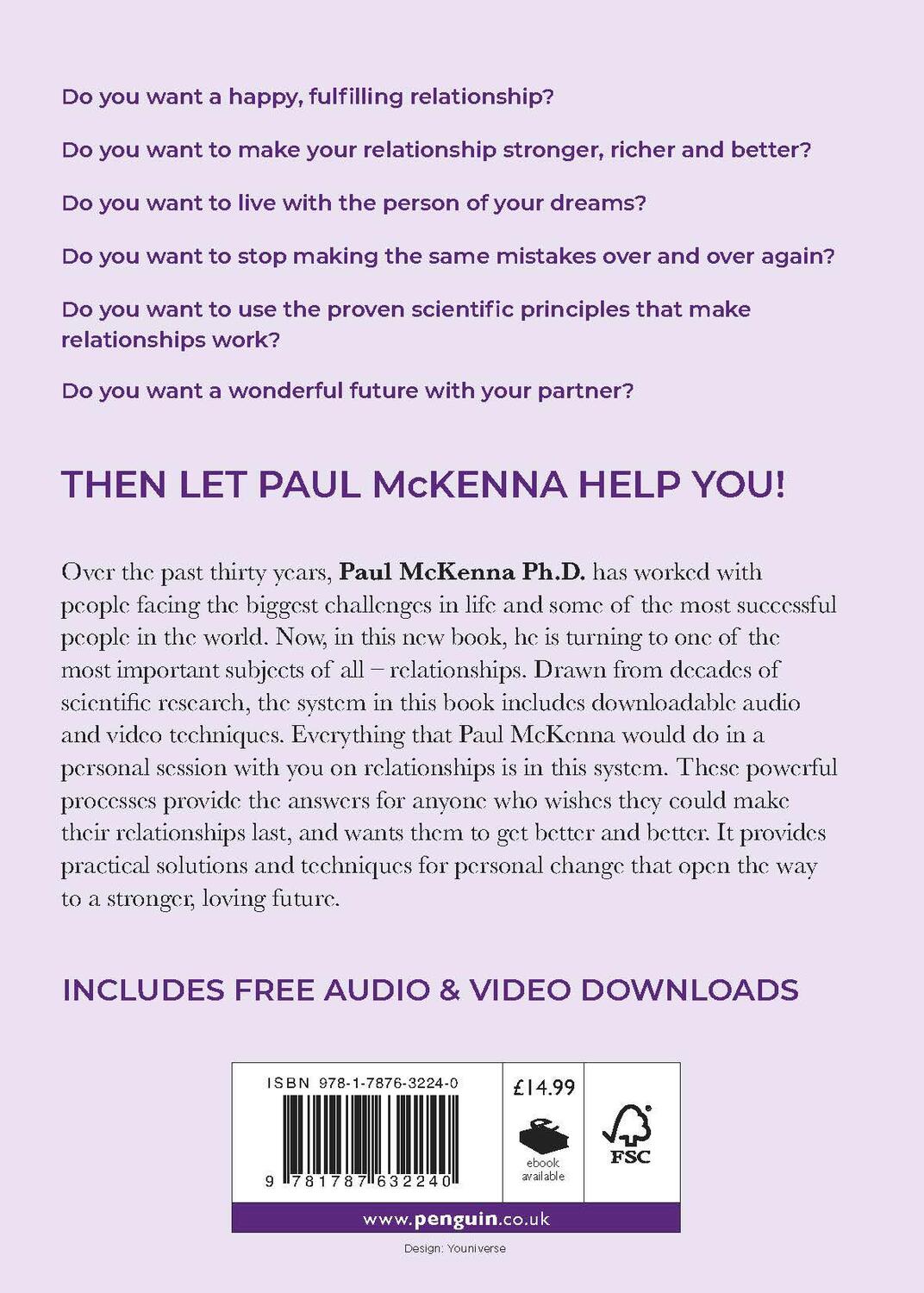 Rückseite: 9781787632240 | Seven Things That Make or Break a Relationship | Paul Mckenna | Buch
