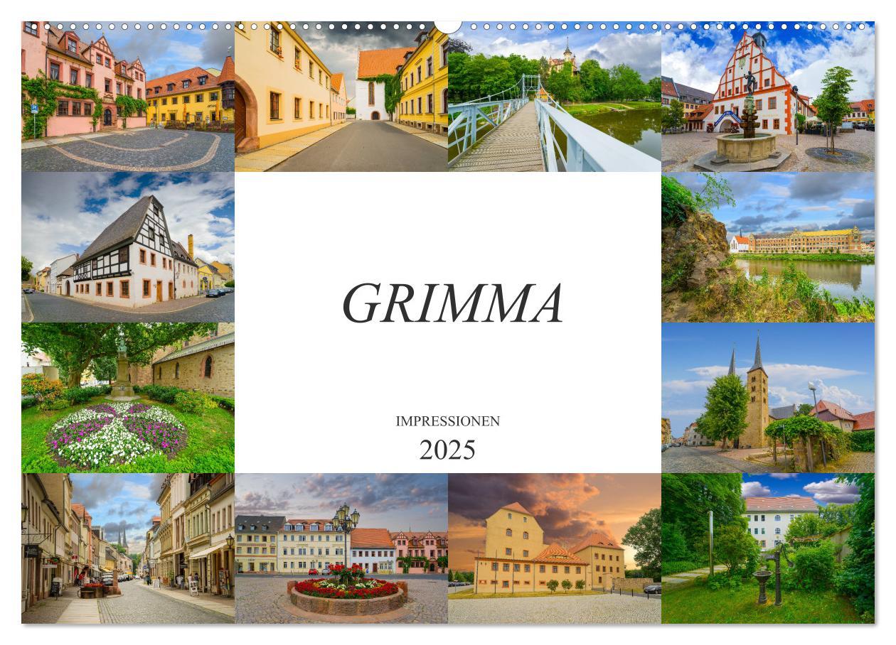 Cover: 9783435313419 | Grimma Impressionen (Wandkalender 2025 DIN A2 quer), CALVENDO...