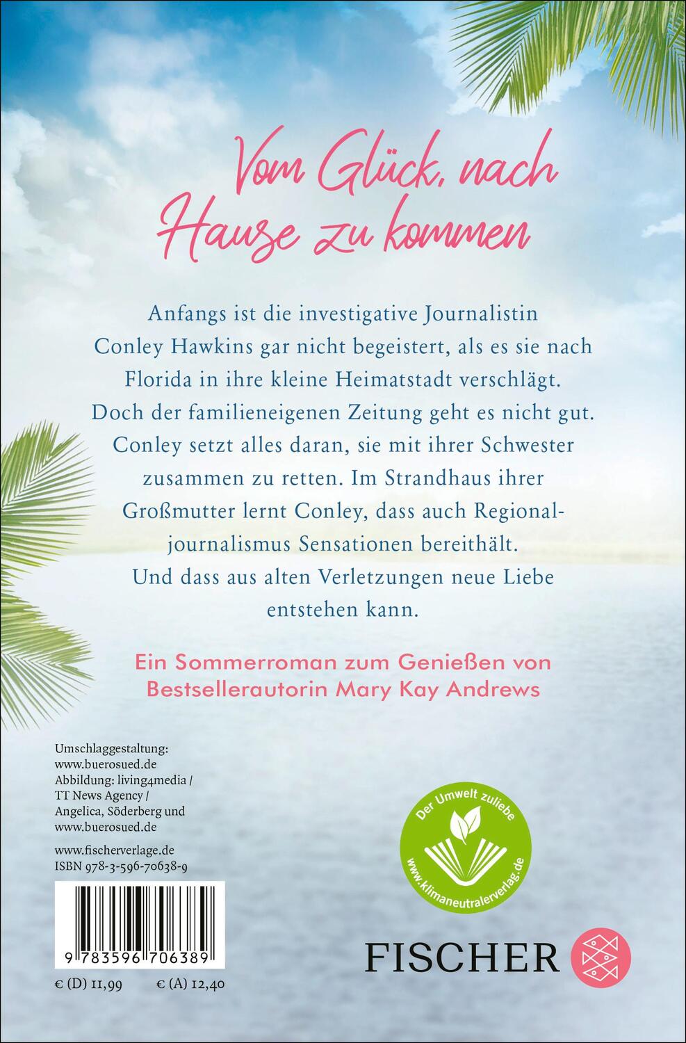 Rückseite: 9783596706389 | Hallo, Sommer | Roman | Mary Kay Andrews | Taschenbuch | Deutsch