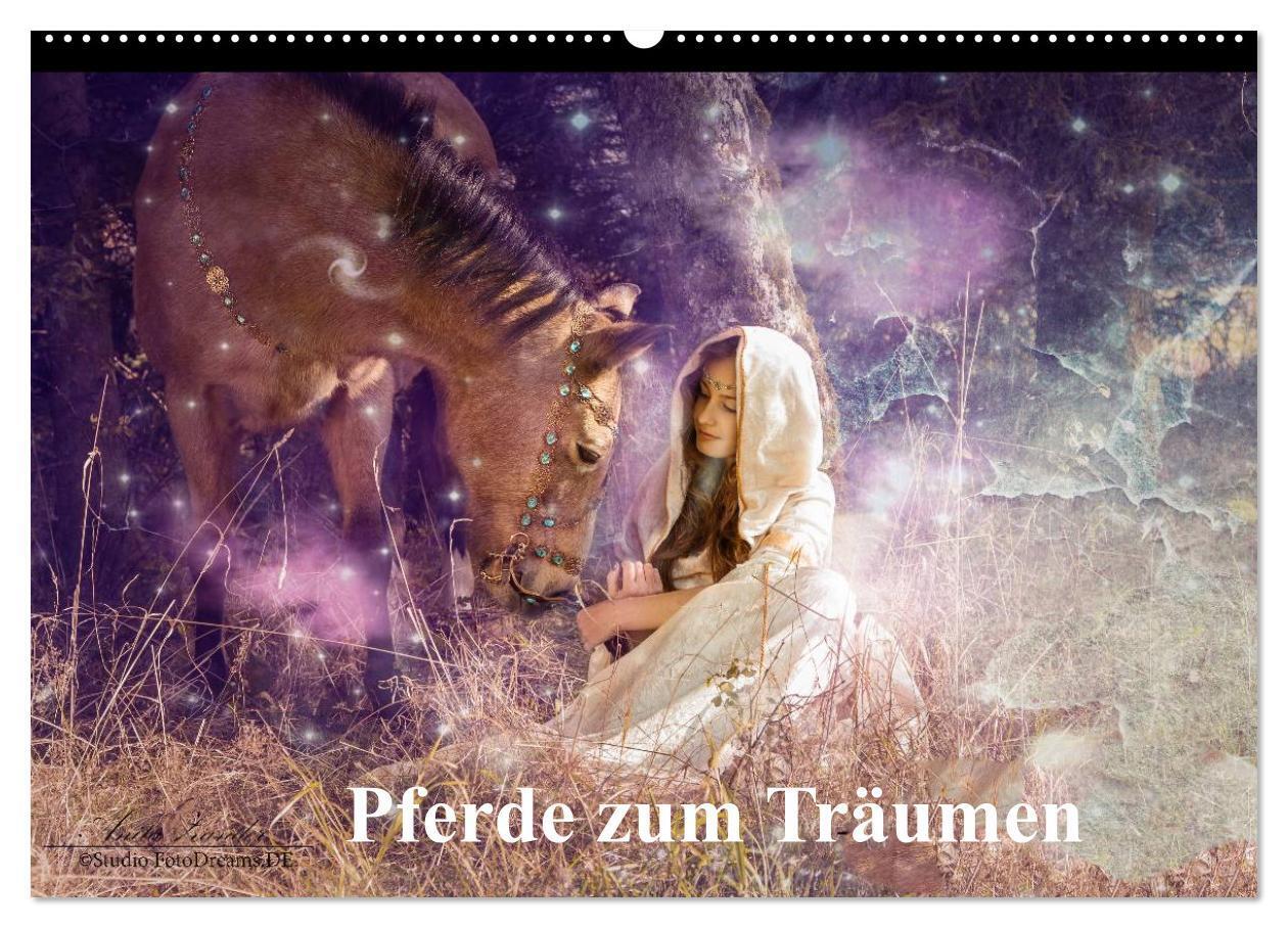 Cover: 9783383408816 | Pferde zum Träumen (Wandkalender 2024 DIN A2 quer), CALVENDO...