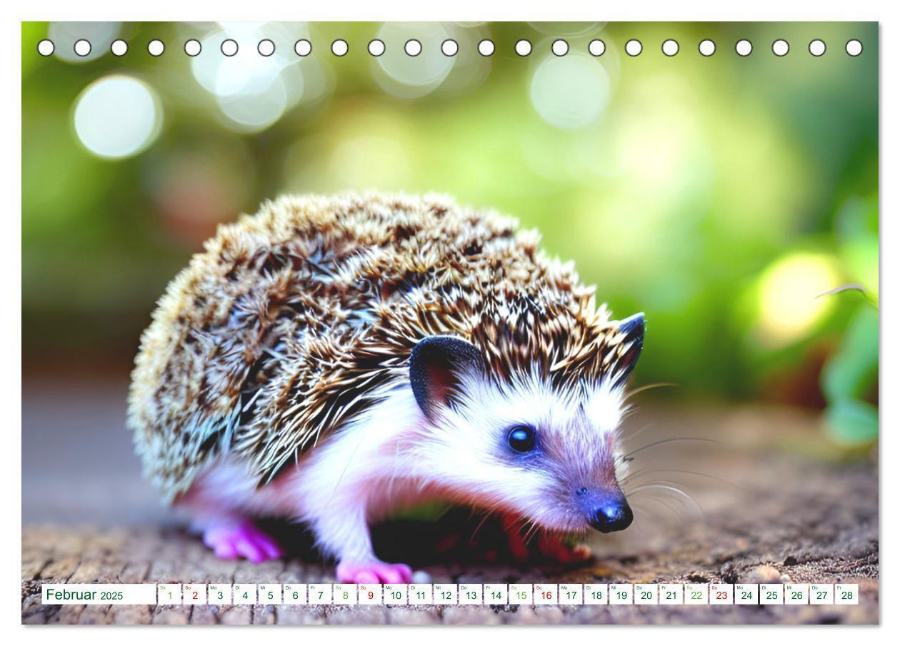 Bild: 9783383869730 | Niedliche Igel (Tischkalender 2025 DIN A5 quer), CALVENDO...