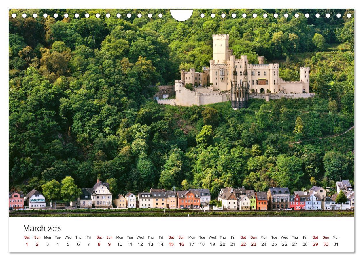 Bild: 9781325947096 | Rhine Valley and Castles (Wall Calendar 2025 DIN A4 landscape),...