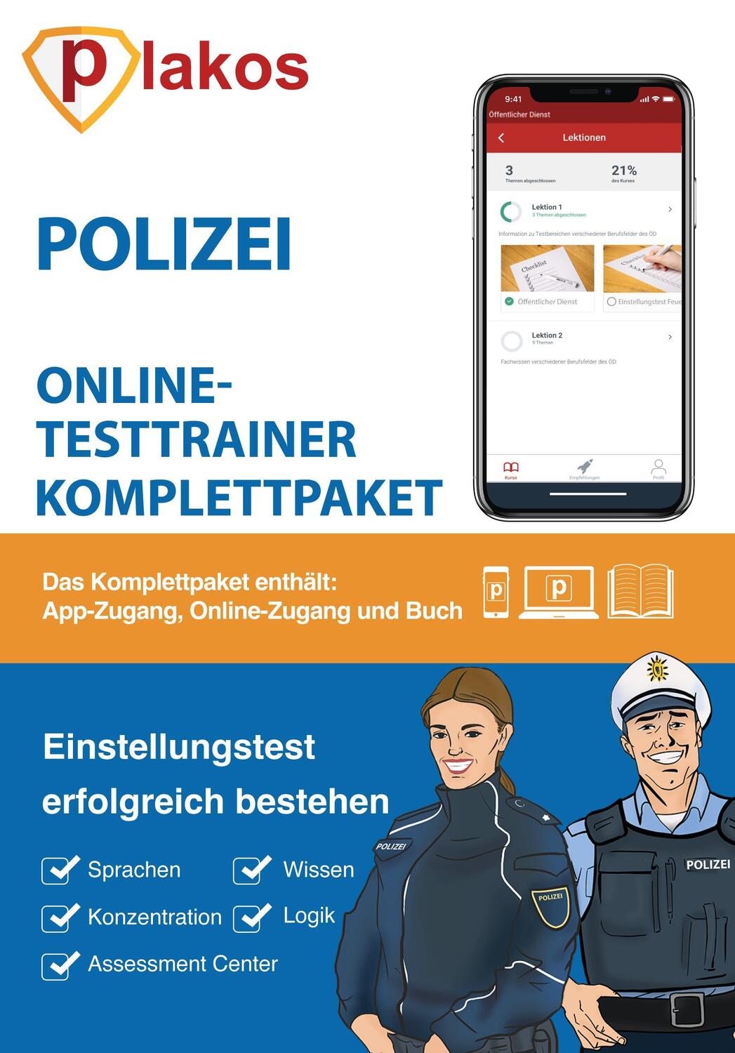 Cover: 9783948144531 | Polizei Einstellungstest Komplettpaket | Mehrteiliges Produkt | 360 S.