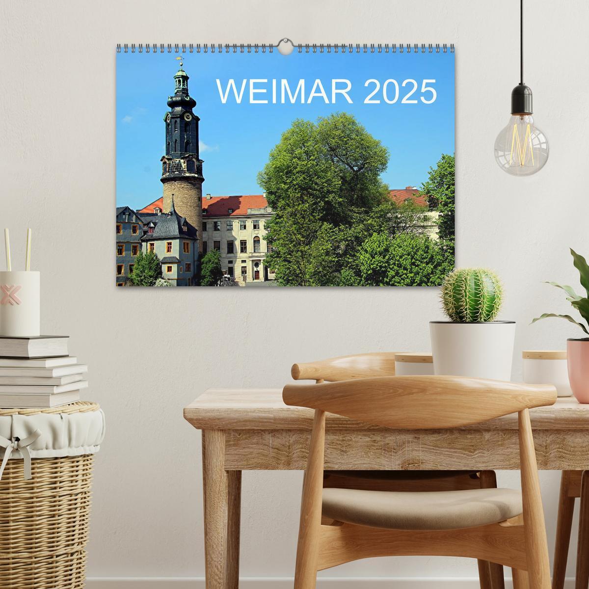 Bild: 9783435681266 | Weimar 2025 (Wandkalender 2025 DIN A3 quer), CALVENDO Monatskalender